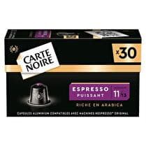 CARTE NOIRE Capsules de café  Puissant n°11  - x 30