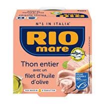 RIO MARE Thon entier MSC avec un filet d''huile d''olive 1/5