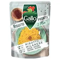 Gallo, Risotto pronto alla milanese. Au safran