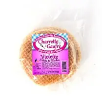 Charrette à Gaufre, Gaufres fourrées artisanales violette