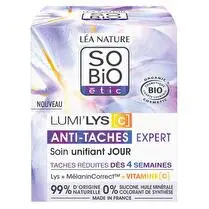 So'Bio étic, Soin jour éclat anti-taches lumi'lys