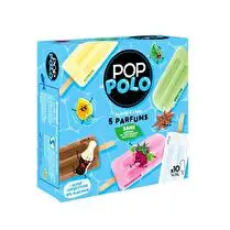 POP' POLO, Glaces à l'eau multi x10