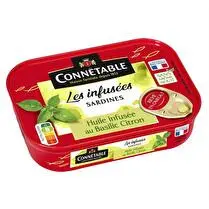 Connétable, Sardines à l'huile infusée au basilic citron