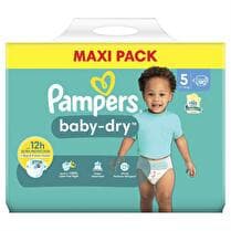 PAMPERS Couches maxi taille 5