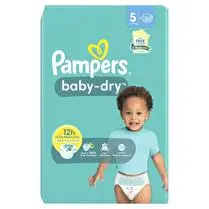 Pampers, Couches paquet taille 5