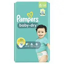 Pampers, Couches Baby dry taille 6