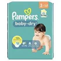 Pampers, Couches paquet taille 3