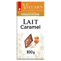 Villars, Tablette chocolat au lait aux éclats de caramel
