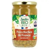 Jardin bio étic, Pois chiches au naturel bio