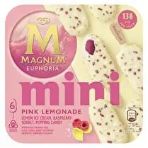 Magnum, Mini bâtonnets euphoria pink lemonade x6