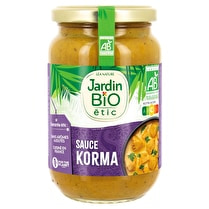 Jardin bio étic, Sauce korma