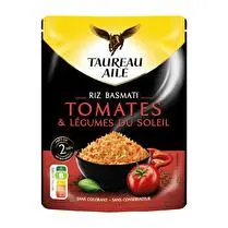 Taureau ailé, Doypack basmati tomate et légumes du soleil 2mn