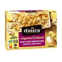 D'aucy, Légumes gratinés choux-fleurs & pommes de terre