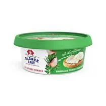 Alsace Lait, Fromage frais à tartiner ail & fines herbes