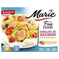 Marie, Papillote de saumon