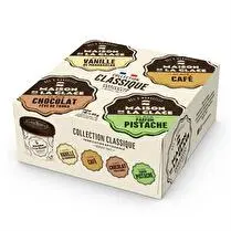 MAISON DE LA GLACE, Collection classique assortiment de mini crème glacée