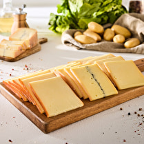 Fabriqué dans nos ateliers, Mix raclette morbier brezain