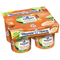 Mamie Nova, Le yaourt gourmand Mandarine citron