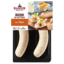 Bahier, Boudin blanc aux cèpes x2