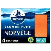 Petit navire, Saumon fumé de Norvège