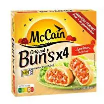 Mc Cain, Original bun's jambon ketchup x4
