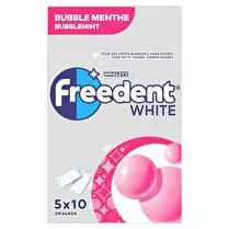 Freedent, Dragées sans sucre bubble menthe 5 x 10