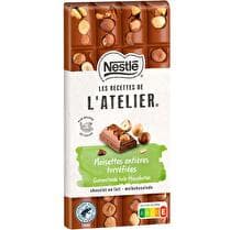 NESTLÉ RDA Tablette chocolat gourmand lait noisettes