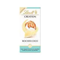 Lindt Fourré Création, Tablette chocolat rocher blanc coco