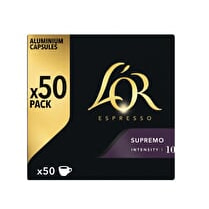 L'or, Café Capsules  Espresso Intensité 10 Compatible Nespresso - x 50 soit 260 g