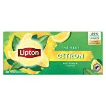 Lipton, Thé vert Citron - 30 sachets