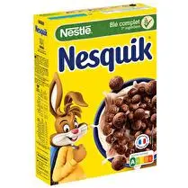 Nestlé, Céréales aromatisées prêtes à consommer avec 7 vitamines,  calcium et fer.