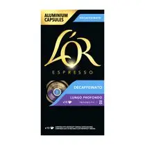 L'or, Capsules café Décaféiné lungo