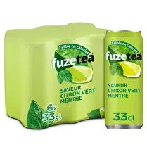 Fuzetea, Boisson au thé  menthe citron vert