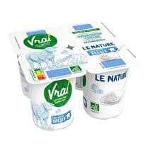 VRAI Yaourt Bio au lait de brebis nature x4