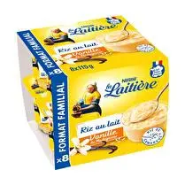 La laitière, Riz au lait vanille de Madagascar x8
