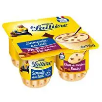 La laitière, Semoule au lait rhum des Caraïbes raisins