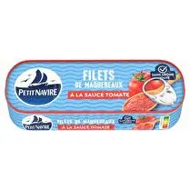 Petit navire, Filets de maquereaux à la sauce tomate 1/4