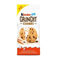 Kinder, CRUNCHY COOKIES Aux pépites de chocolat au lait et chocolat blanc