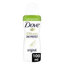 Dove, Déodorant compressé 0% alcool zinc protect