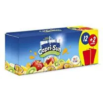 Capri-sun, Jus de fruits Multivitamines soit 12 + 2 offertes