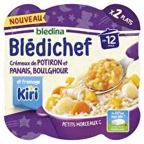 Blédina, Crémeux potimarron panais boulghour et kiri dès 12 mois