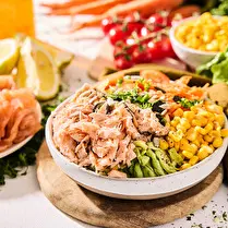 Votre poissonnier propose, Salade au saumon