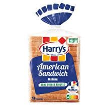 HARRY'S American sandwich nature sans sucres ajoutés