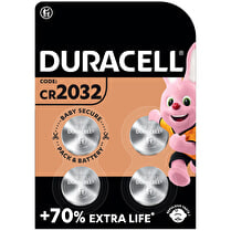 Duracell, Piles lithium bouton CR2032 x4