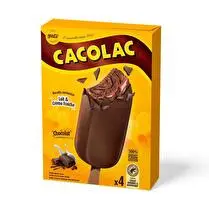CACOLAC, Bâtonnet coeur coulis enrobage chocolat au lait