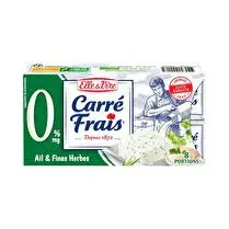 CARRE FRAIS, Carré Frais 0 % ail & fines herbes