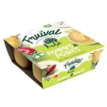 Fruival, Compote de pommes et de poires allégée en sucres