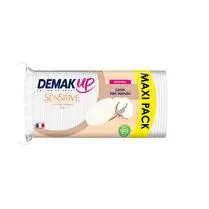 Demak up, Cotons à démaquiller sensitive ovales maxi