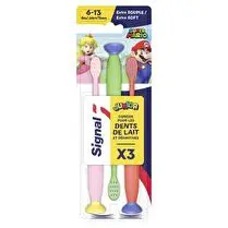Signal, Brosses à dents  junior 6-13 ans Mario