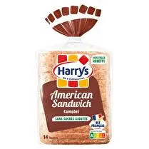 Harry's, American sandwich complet sans sucres ajoutés